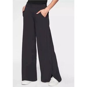 Women's Athleta Gramercy Black Wide-Leg Pants